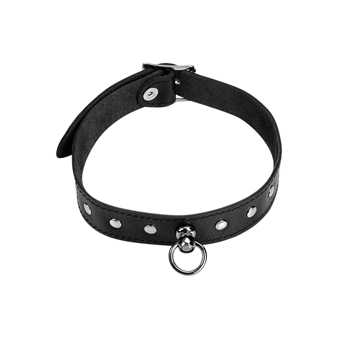 Leder-Halsband mit Flachnieten - vergleichen und g&uuml;nstig kaufen