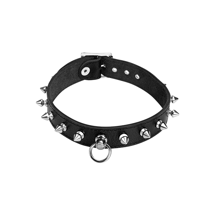 Leder-Halsband mit Killernieten - vergleichen und g&uuml;nstig kaufen