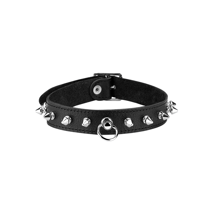 Leder-Halsband mit Killernieten - vergleichen und g&uuml;nstig kaufen