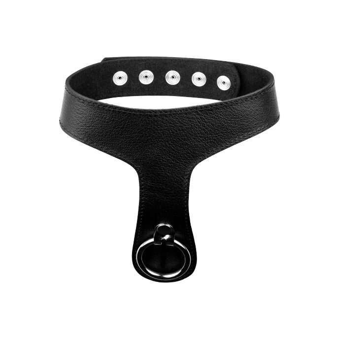 Sklaven-Halsband aus Leder mit O-Ring - vergleichen und g&uuml;nstig kaufen