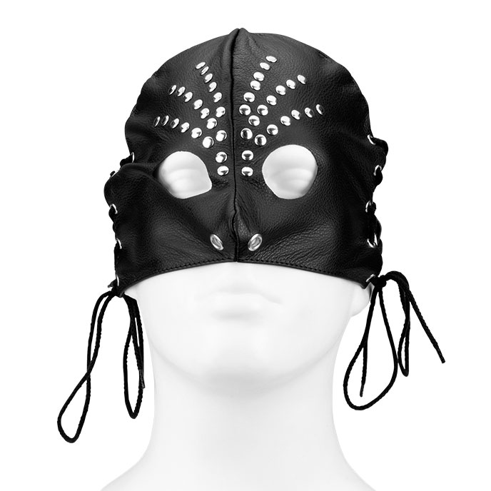 Leder-Maske mit runden Cut Outs - vergleichen und günstig kaufen Leder-Maske mit runden Cut Outs - vergleichen und günstig kaufen
