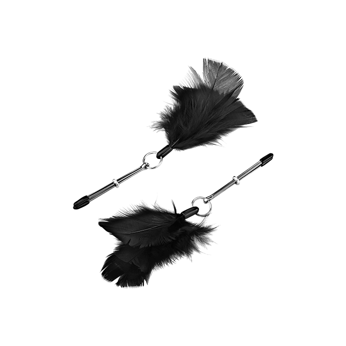 Brustklemmen mit Federverzierung - vergleichen und g&uuml;nstig kaufen