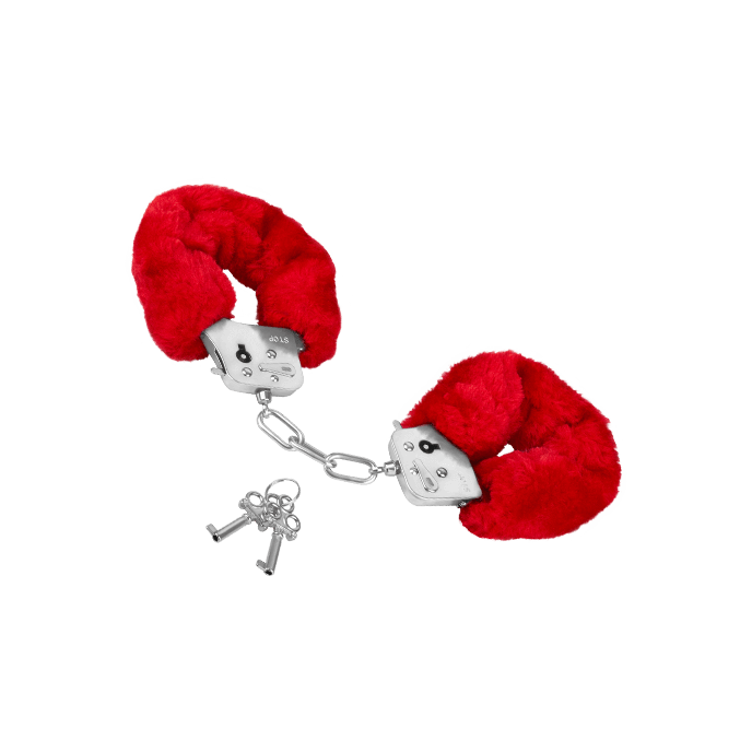 Plüsch-Handschellen, rot - vergleichen und g&uuml;nstig kaufen