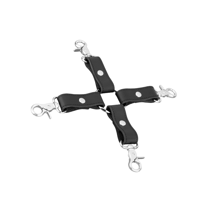 Leder-Hogtie-Fesselkreuz, schwarz - vergleichen und günstig kaufen Leder-Hogtie-Fesselkreuz, schwarz - vergleichen und günstig kaufen