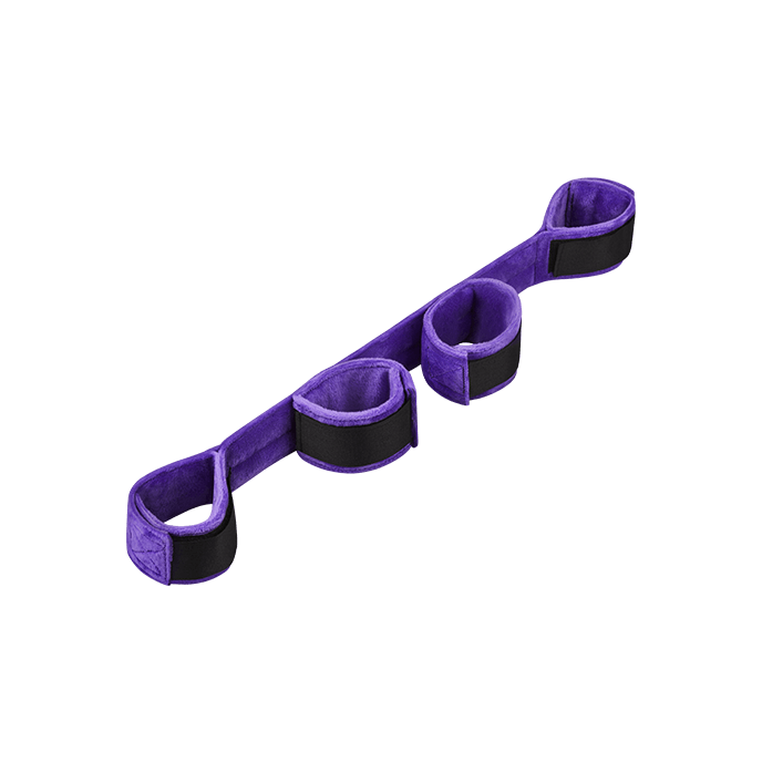 Softbondage Spreizstange mit Hand- und Fußfesseln, lila/schwarz - vergleichen und günstig kaufen