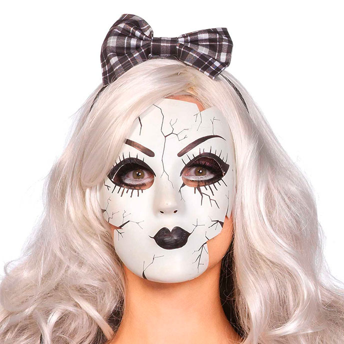 Leg Avenue Schaurig-schöne Maske in Porzellan-Optik - vergleichen und g&uuml;nstig kaufen