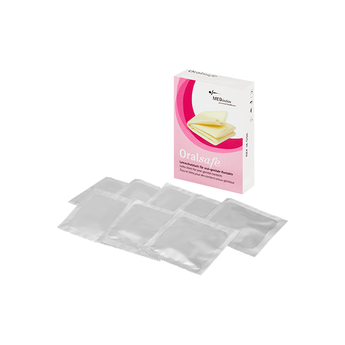 MEDintim Oralsafe Vanille: Latextücher, 8er Pack - vergleichen und günstig kaufen MEDintim Oralsafe Vanille: Latextücher, 8er Pack - vergleichen und günstig kaufen