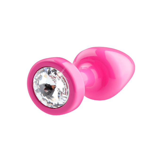 Diogol Buttplug: Aluminium mit Kristall, pink (2,5cm) - vergleichen und günstig kaufen