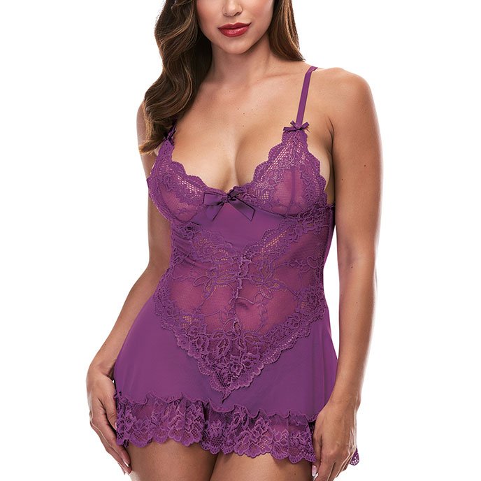 Baci Lingerie 'Mini Lace Chemise', 2 Teile - vergleichen und günstig kaufen Baci Lingerie 'Mini Lace Chemise', 2 Teile - vergleichen und günstig kaufen