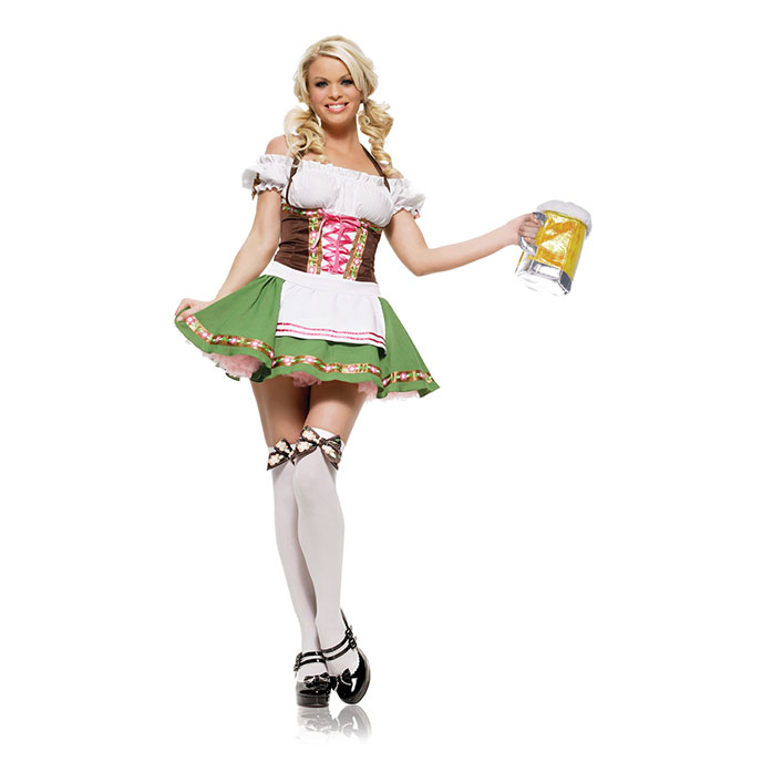 Leg Avenue Dirndl mit Overknee-Strümpfen, 2 Teile - vergleichen und g&uuml;nstig kaufen