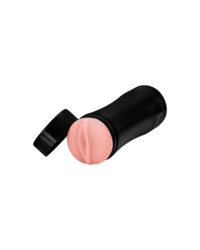 Vagina-Masturbator mit Vibration, 19cm