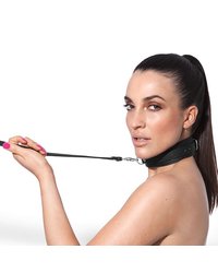 Halsband mit Leine in Leder-Design - vergleichen und g&uuml;nstig kaufen