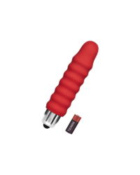 Gerippter Minivibrator aus Silikon, 10cm - vergleichen und günstig kaufen