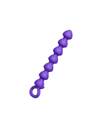 Herzförmige Analkette aus Silikon, 15cm - vergleichen und günstig kaufen