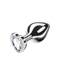 Metall-Analplug mit Kristall, 8cm - vergleichen und günstig kaufen