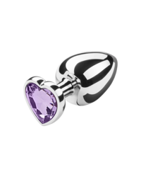 Metall-Analplug mit Kristall, 9,5cm - vergleichen und günstig kaufen