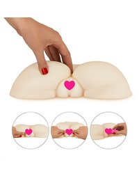 Masturbator mit Rosen-Branding, 16cm