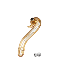 Geschwungener Glasvibrator, 18,5cm - vergleichen und g&uuml;nstig kaufen