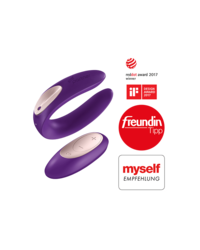 Paarvibrator ?Partner Plus Remote? aus Silikon, 8cm - vergleichen und günstig kaufen