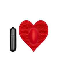 Genopptes VibroHerz aus Silikon, 7,5cm - vergleichen und günstig kaufen