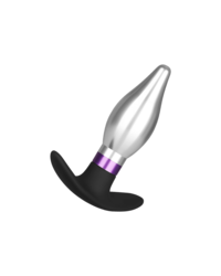 Edelstahl-Analplug mit Silikonbasis, 9,5cm - vergleichen und günstig kaufen