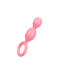 Analplug aus Silikon mit 2 Kugeln, 13,5cm