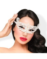 EIS Venezianische Maske in weiß