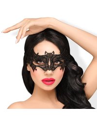 Elegante Maske im Fledermausdesign