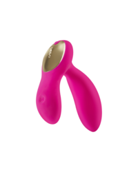 Lelo Hugo: Analvibrator mit Fernbedienung, deep rose