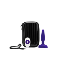 B-Vibe Trio: Vibro-Plug mit Fernbedienung, lila