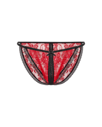 Offener Spitzenslip mit Schleifchen - vergleichen und g&uuml;nstig kaufen