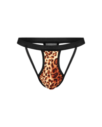 Wildcat: String mit Riemchen, leopard