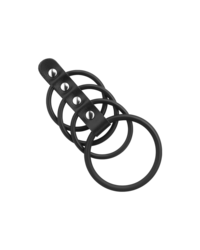Penismanschette mit 4 Ringen, 4 - 5,5 cm - vergleichen und g&uuml;nstig kaufen