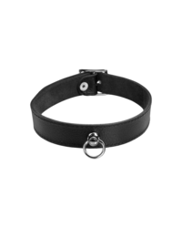 Schmales Leder-Halsband mit O-Ring - vergleichen und g&uuml;nstig kaufen