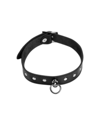 Leder-Halsband mit Flachnieten - vergleichen und g&uuml;nstig kaufen