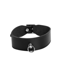 Breites Leder-Halsband mit O-Ring - vergleichen und g&uuml;nstig kaufen