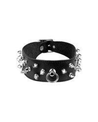 Breites Leder-Halsband mit Killernieten - vergleichen und g&uuml;nstig kaufen