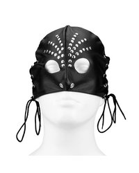 Leder-Maske mit runden Cut Outs - vergleichen und günstig kaufen