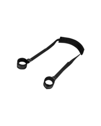 Soft Enhancer Set: Körperfessel mit Fußfesseln, schwarz