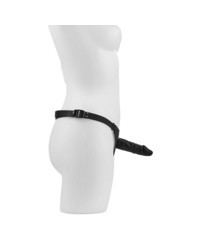 Silikon-Strap-On mit Dildo (12cm), schwarz