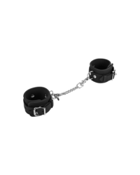 Silikon-Fesseln (verschließbar), schwarz