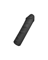 Silikon-Strap-On mit Dildo (17cm), schwarz