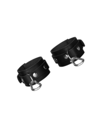 Leder-Handfesseln, schwarz