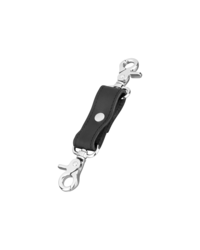Leder-Hogtie-Verbindung, schwarz