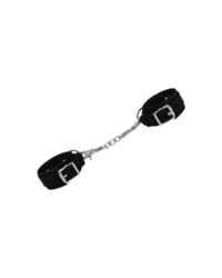 Silikon-Handfesseln (verschließbar), schwarz