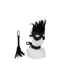 Softbondage BDSM-Set, schwarz