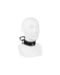 Softbondage Halsband, schwarz