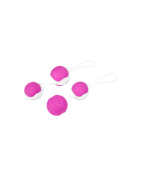 Pretty Love Orgasmic Ball Set: Liebeskugel-Set, lila/weiß