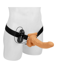 Fetish Fantasy 'Vibrating Hollow Strap-On with Balls', 25 cm - vergleichen und g&uuml;nstig kaufen