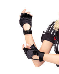Leg Avenue Fingerlose Handschuhe im Biker-Stil - vergleichen und g&uuml;nstig kaufen